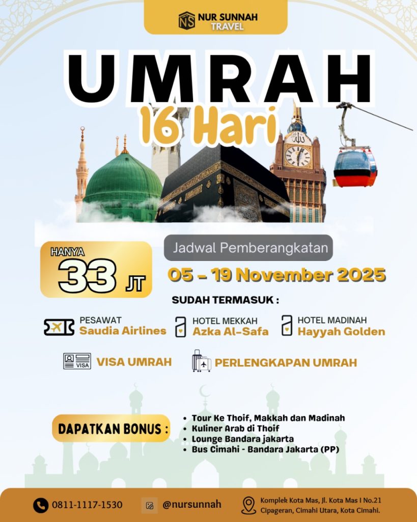 Umrah 16 hari
